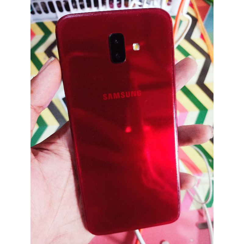 Samsung J6 plus ram 3/32 Gb minus lcd mesin normal