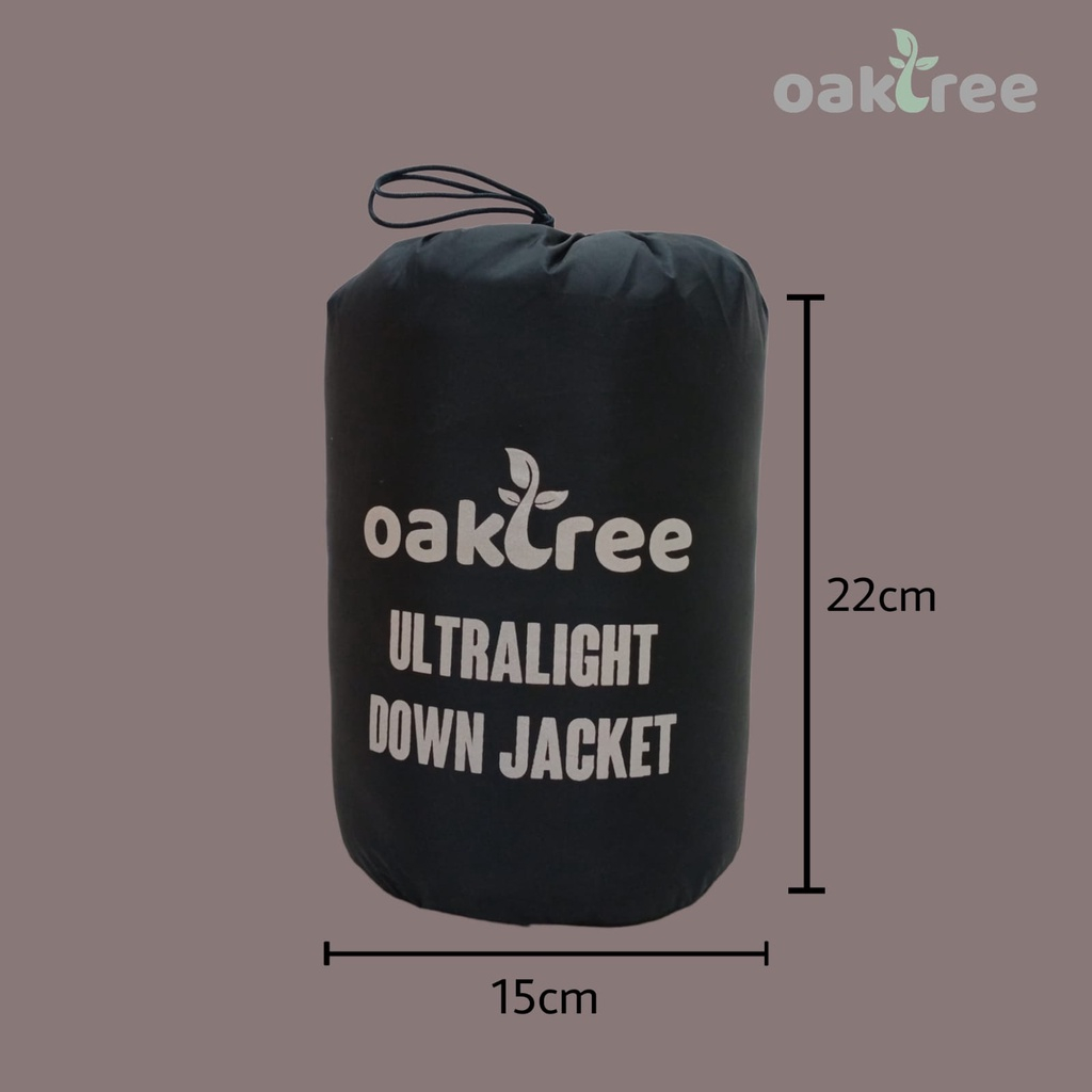 Jaket Bulu Angsa Ultralight Oaktree Seamless Down Denali