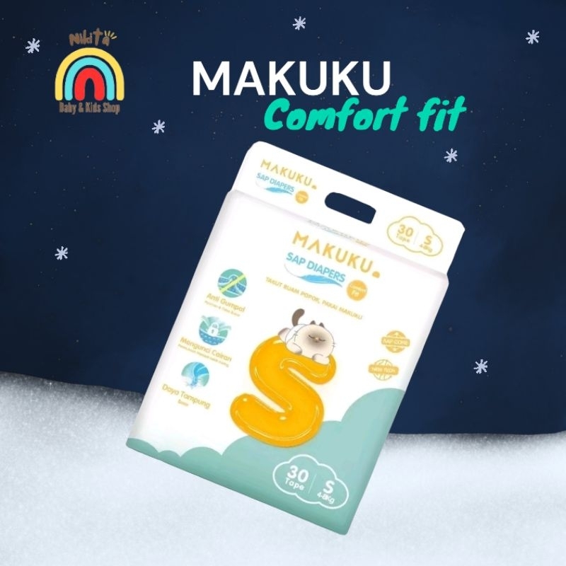 Makuku comfort fit S30 / Makuku Tape S30 / Makuku fit s30 perekat