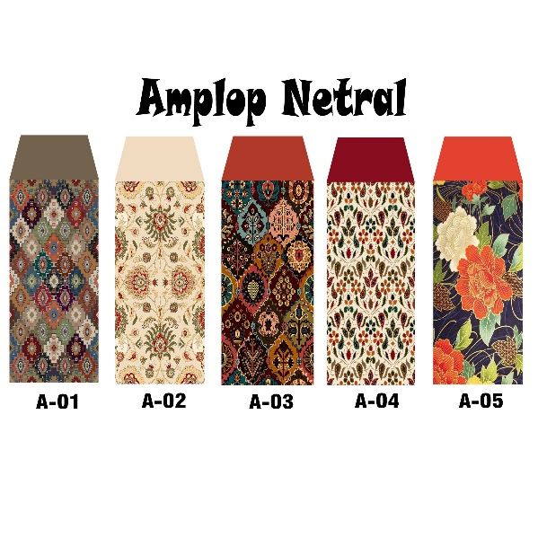 

(1pack = 10lbr) AMPLOP NETRAL - ENVELOPE NETRAL (Motif Batik, Bunga, dll)