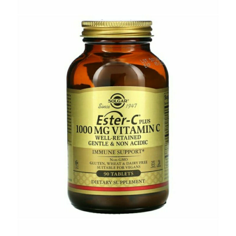 Solgar Ester C Plus Vitamin C 1000 mg 90 Tablet Non Acid Immune Support