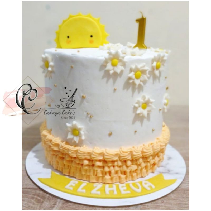 

Kue Ulang Tahun Matahari / Sunrise Cake / Kue Ulang Tahun Anak Perempuan