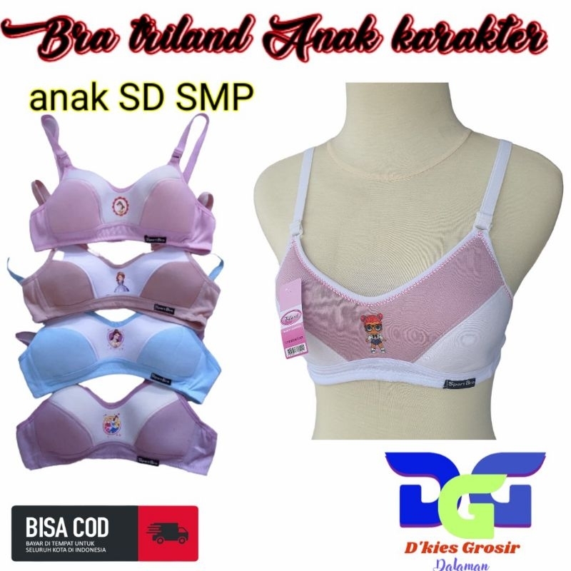 Bra BH Anak Remaja ABG Triland SD SMP SMA Busa Tipis Tanpa Kawat Termurah