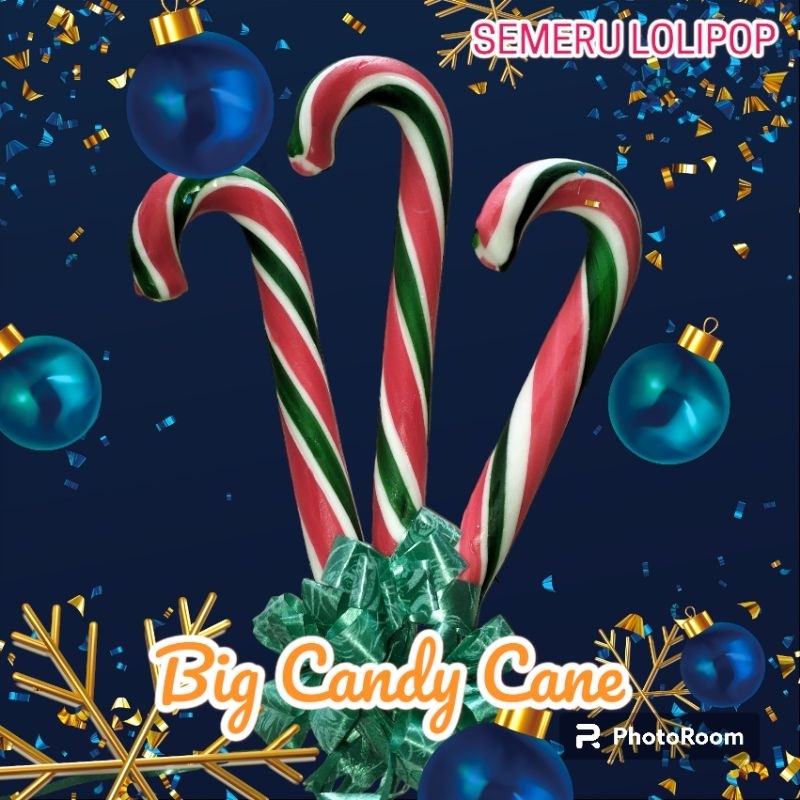 

Big Candy Cane - Merah Hijau Putih - Tongkat Natal - Semeru Lolipop