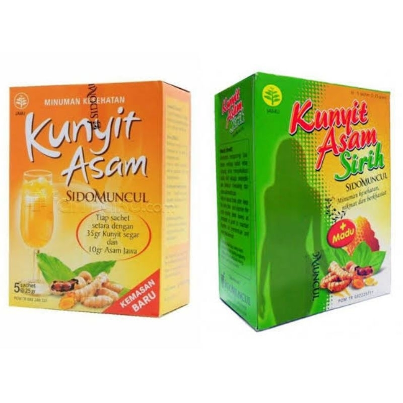 

Kunyit Asam | Kunyit Asam Sirih Sidomuncul | Minuman Herbal Terstandar