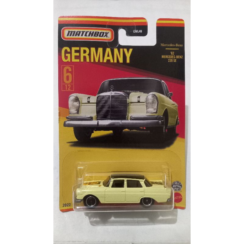 matchbox mercedes benz 220 se