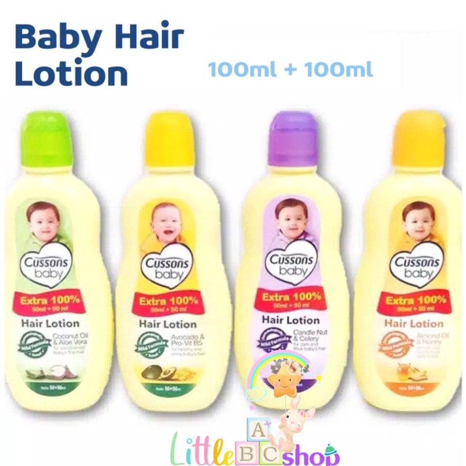 BestSeller Cussons Baby hair lotion 100ml+100ml / Cussons hair lotion 100ml.