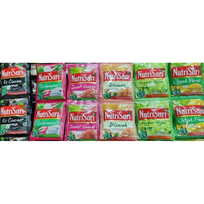 

Nutrisari Renceng All Variant (isi =10 saset)