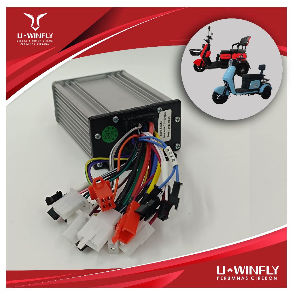 Controller Motor Listrik Uwinfly Original untuk type Kitty, Maleo, Romeo, LN, T3, N9, BW dan U2S