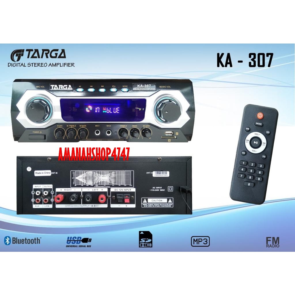 AMPLIFIER TARGA KA307 ORIGINAL AMPLIFIER TARGA KA 307 KA-307 ORIGINAL