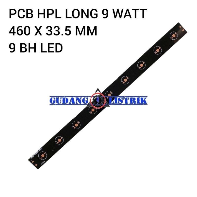 Long Black PCB Strip 9W 12W 18W Untuk Lampu HPL Tanning Aquarium Hanya PCB Saja