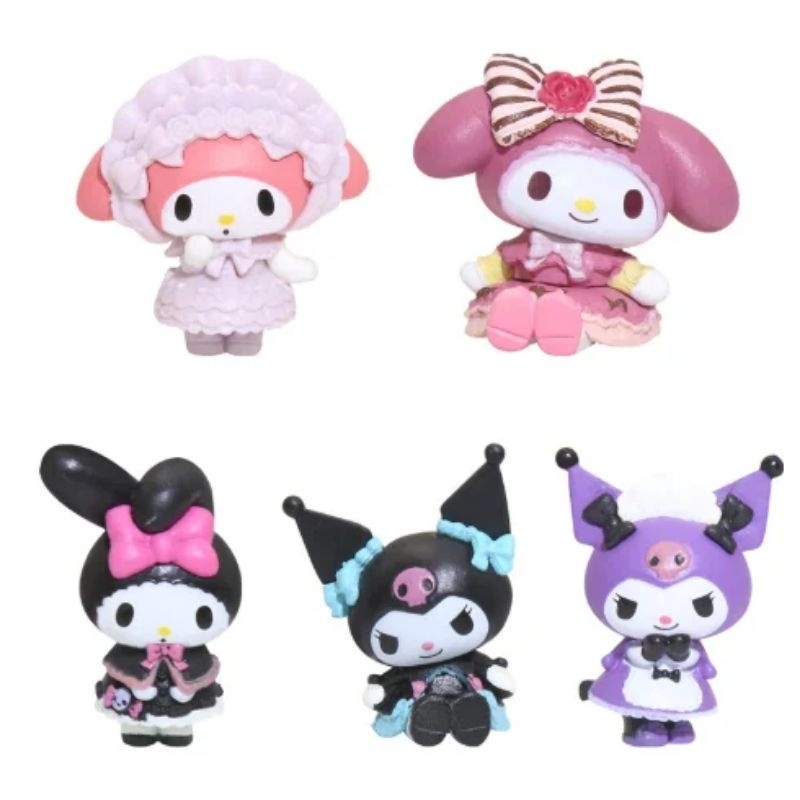 Hiasan Kue my melody kuromi mainan kartu isi   /  pajangan miniatur hiasan  kue  my melody Hiasan Ku