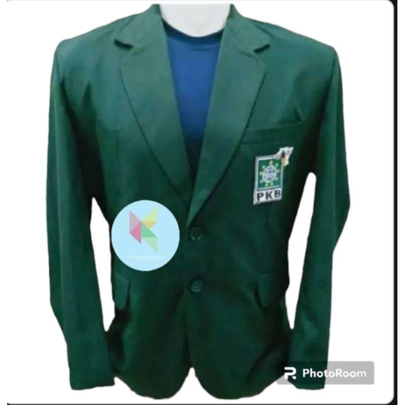 jas partai PKB blazer partai PKB hijau botol