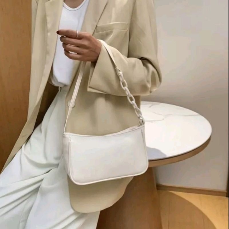TAS BAHU WANITA SIMPLE ELEGAN_TAS KEKINIAN