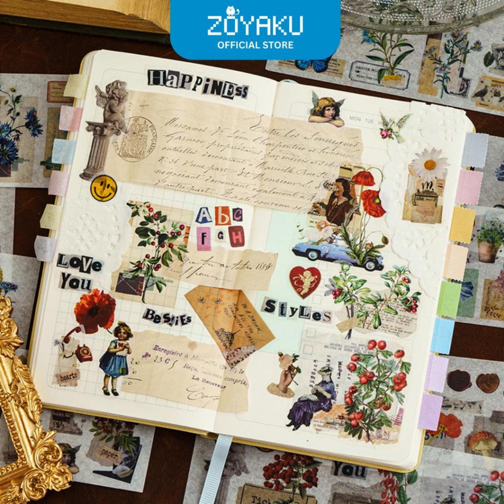 

(6 Lembar) Stiker Tanaman Estetik DIY Design Dekorasi Buku Scrapbook Kreatif STK2008