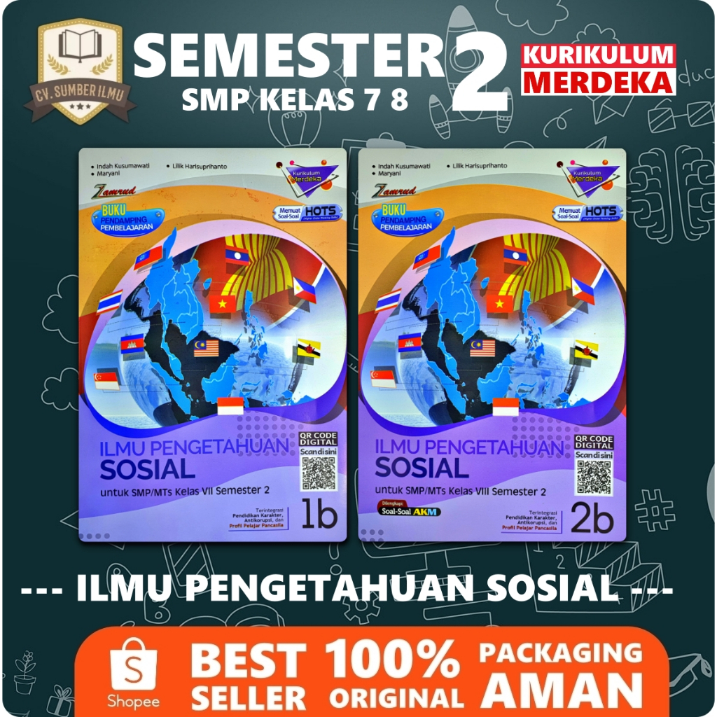 

Lks IPS ILMU PENGETAHUAN SOSIAL SMP KELAS 7 8 SEMESTER 2 KURIKULUM MERDEKA KURMER | Zamrud PUTRA NUGRAHA