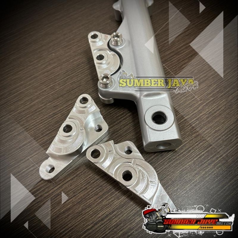 breket kaliper brembo 4 piston rx king new disc piringan 300mm