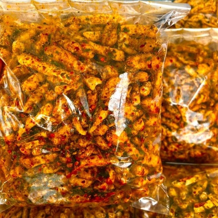 

5.5 BRANDS FESTIVAL Basreng pedas daun jeruk 500 Gram