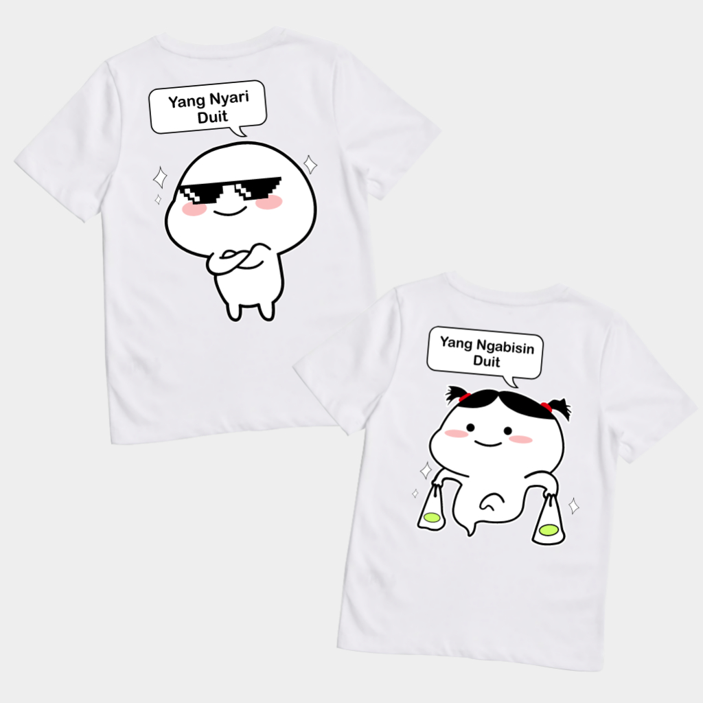 TRIANGLE Kaos Distro Anak Unisex Laki Laki Perempuan Cewe Cowo 1-10 Tahun PENTOL YANG KERJA YANG JAJ