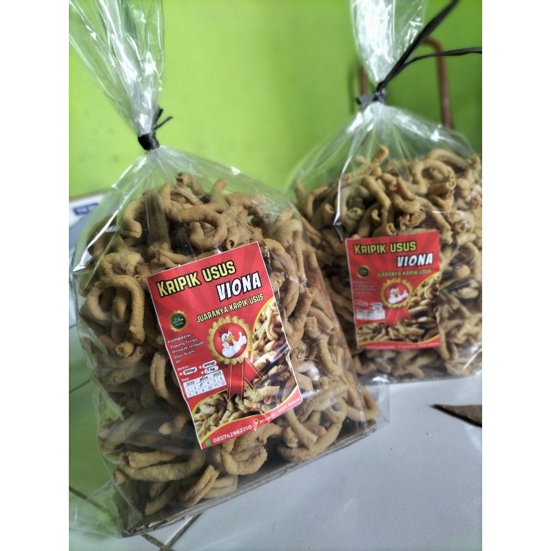 

kripik usus berat 1kg