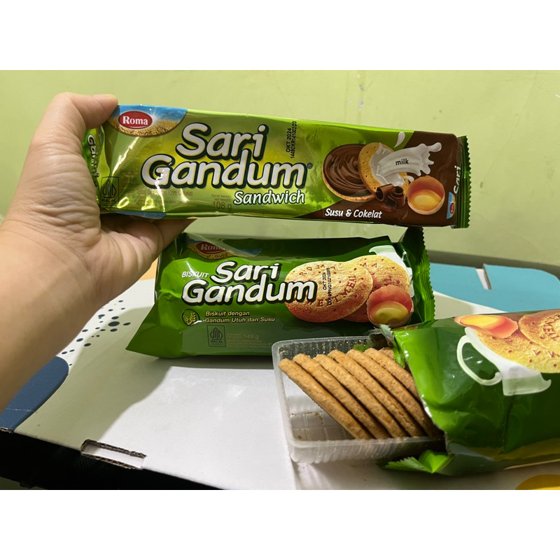 

Roma Sari Gandum Sandwich Biskuit