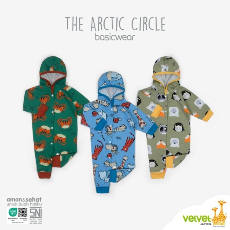 Baju Tidur Bayi newborn Velvet Junior 3 Set