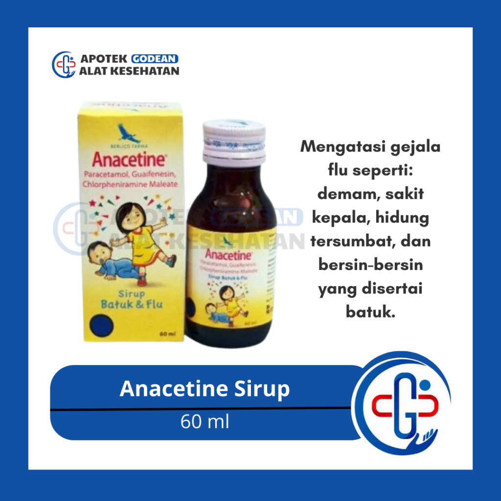 Anacetine Sirup Obat Batuk Berdahak Anak Obat Demam Anak Obat Flu Anak Obat Pilek Anak Obat Sakit Ke