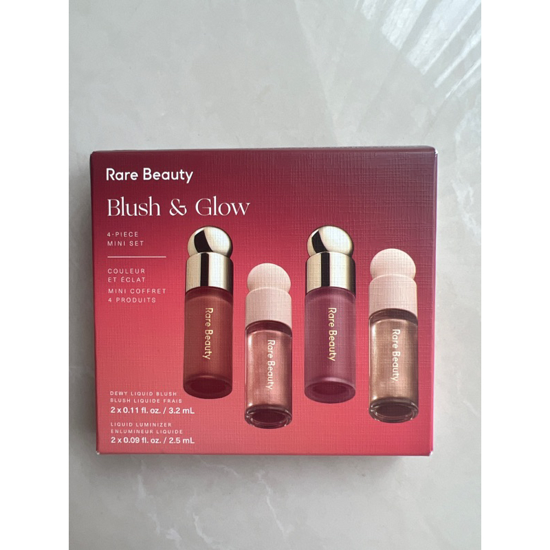 rare beauty blush on and highlighter