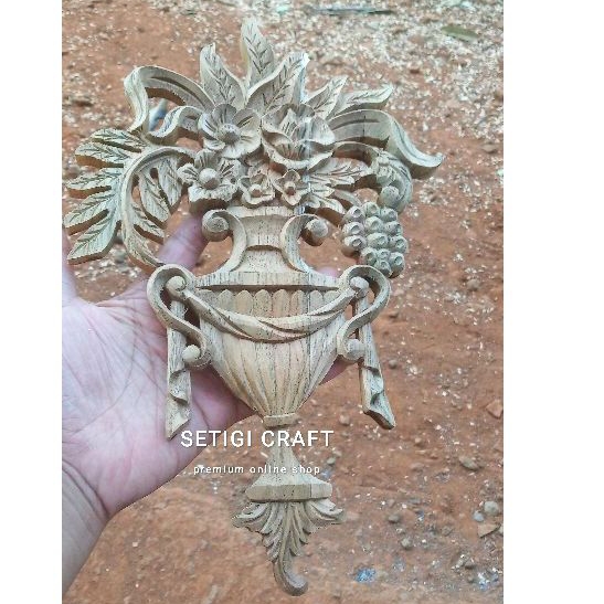 PREMIUM Tempel Almari Bufet Pintu Dipan Berukir Jati