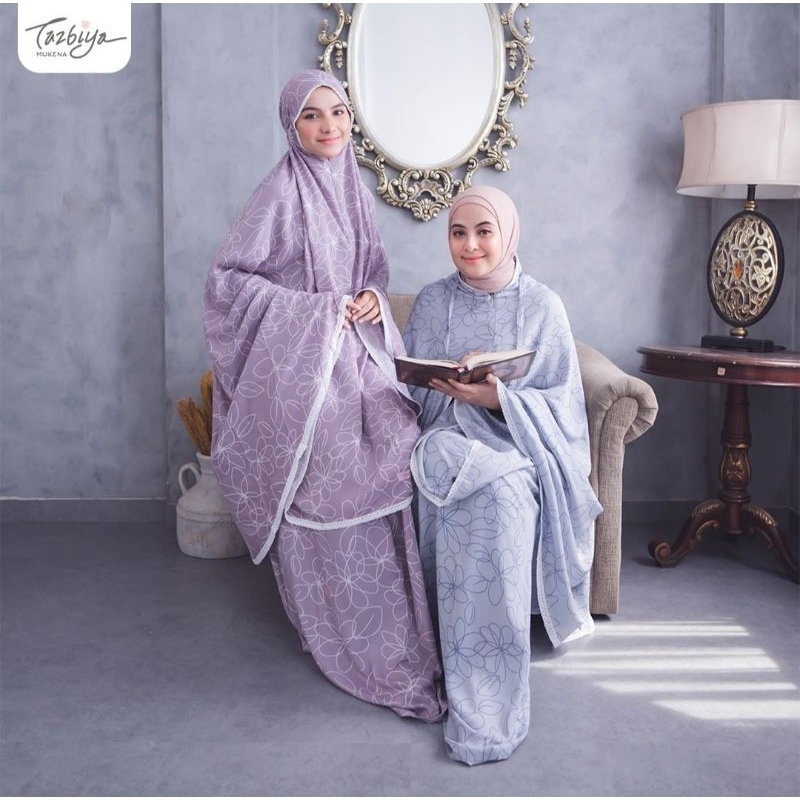 TAZBIYA - SALE Cuci Gudang Mukenah Dewasa Rayon Premium ukuran jumbo Tazbiya Collection