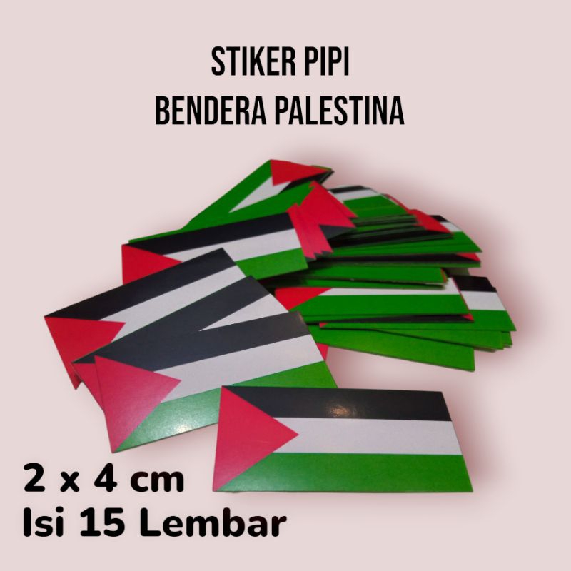 

15pcs stiker palestina | Stiker pipi bendera
