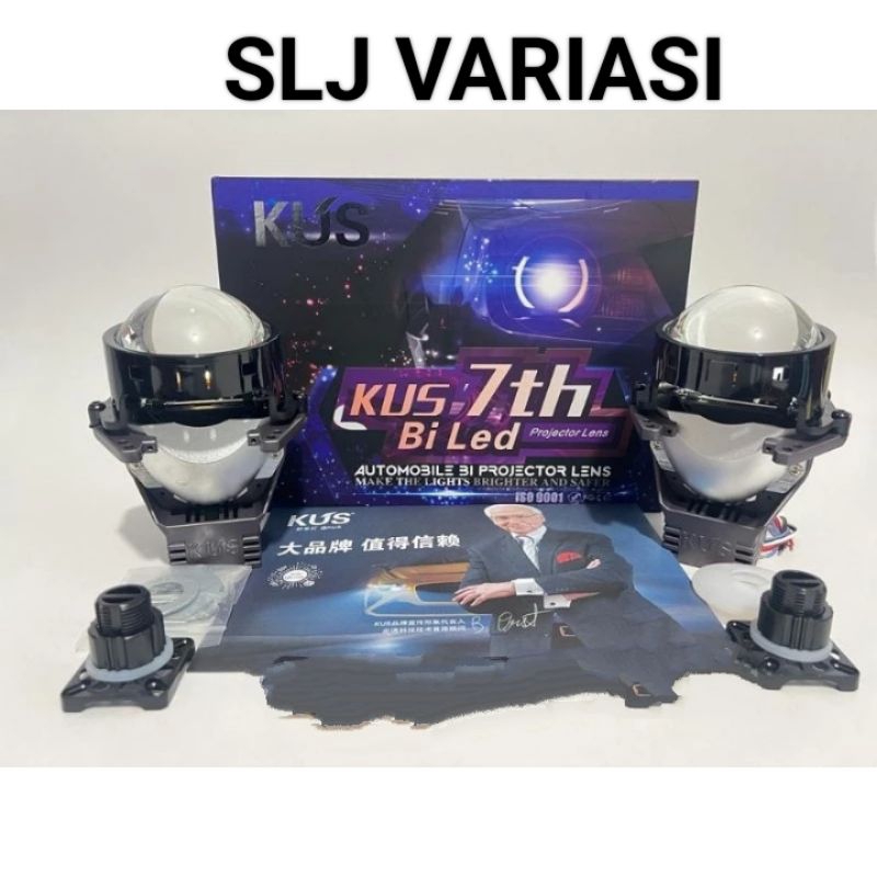 Biled Kus 7 Th BI LED Projector Lens 3 Inch Blue Lens Projector Biled