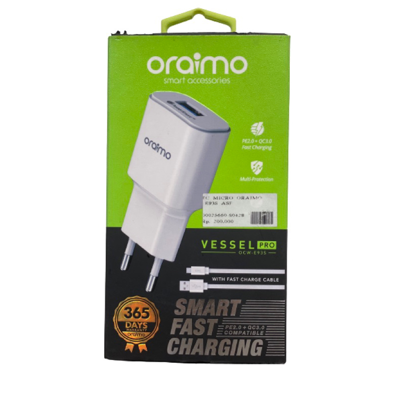 Charger  Micro Oraimo Original 100%