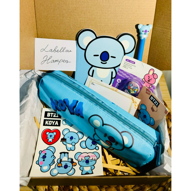 

Hampers BT21 Koya | Gift Box | Hampers Ultah | Hampers Wisuda | Hampers Valentine | Kado Ultah | Hampers Imlek | Kado Cewek | Kado Cowok | KadoWisuda | Kado Imlek | Kado lebaran | Hampers Natal | Kado natal | Kado Idul fitri | Souvenir