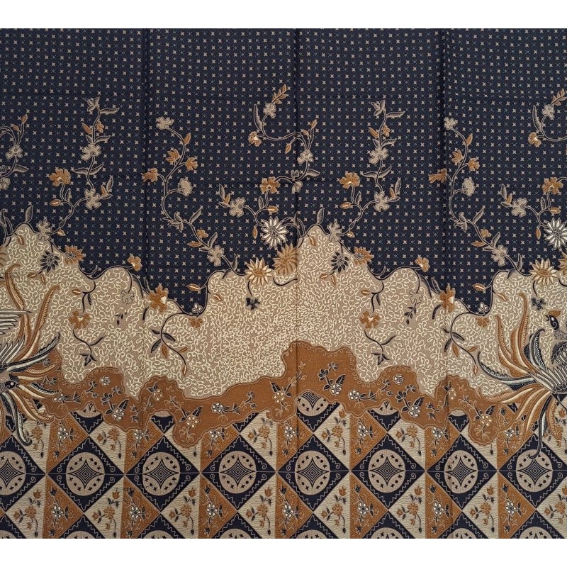 Kain batik solo alusan truntum merak wajik coklat