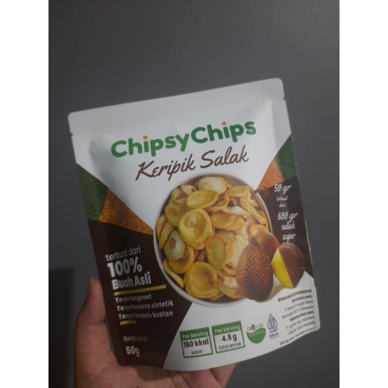 

Chipsy Chips Salacca • Kripik Buah Salak • 100 % Buah Asli • Kualitas Ekspor • Kemasan 50gr