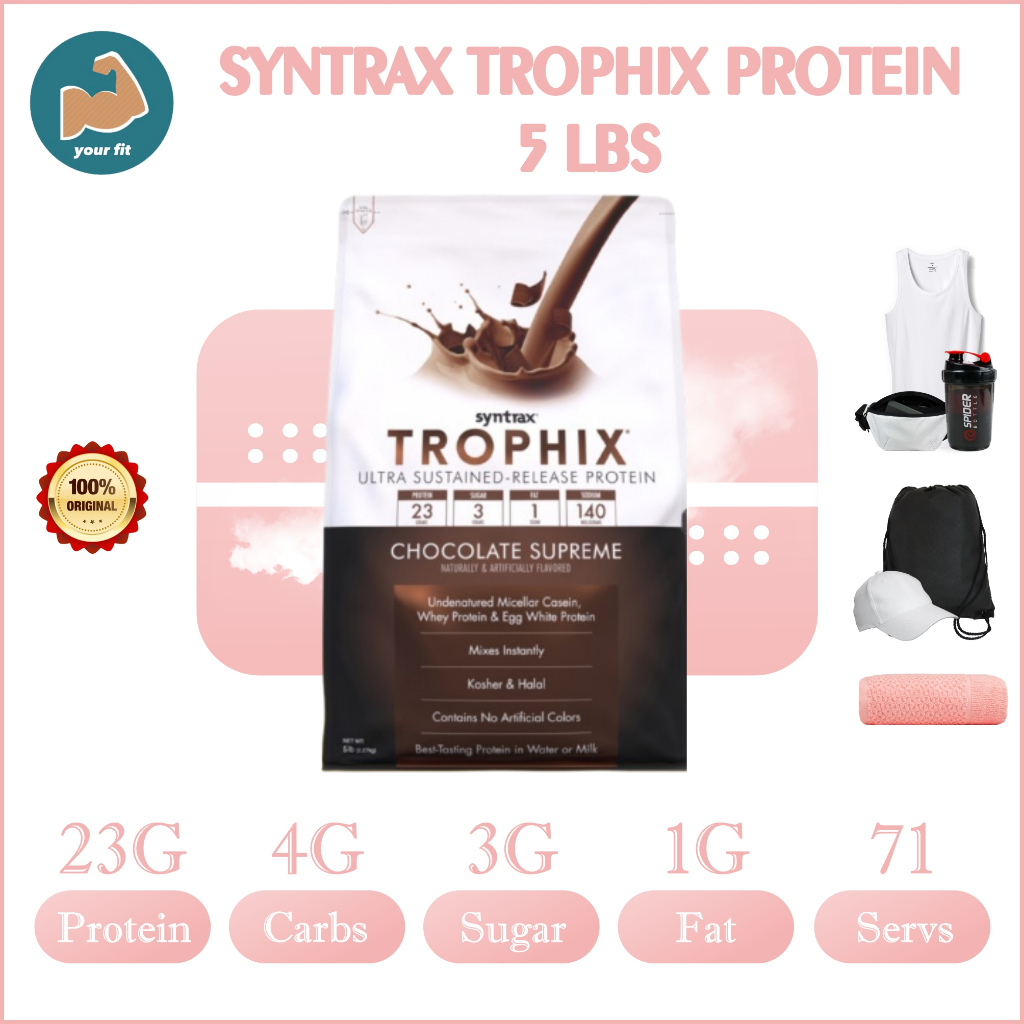 SYNTRAX TROPHIX 5LBS - PROTEIN ISOLATE MILK PROTEIN BLEND