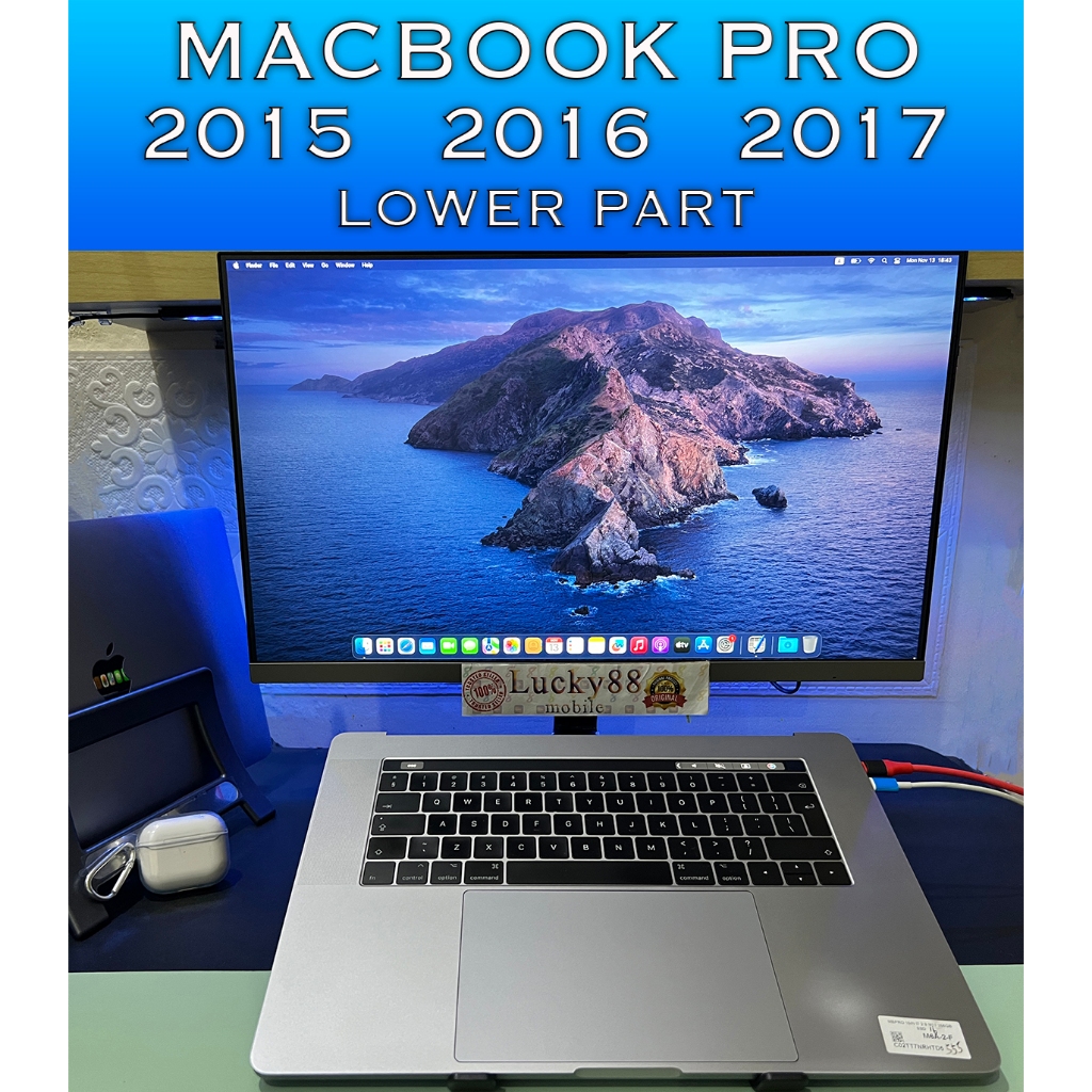 Macbook Pro Touch Bar 2019 2018 2017 2016 2015 2nd Lower Part tanpa Monitor Quad Core i7 2.8 GHz / 2