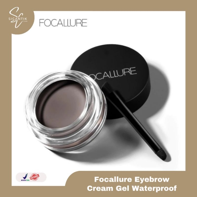 FOCALLURE EYEBROW CREAM GEL WATERPROOF | PENSIL ALIS FOCALLURE TAHAN LAMA DAN TAHAN AIR ORIGINAL BPO