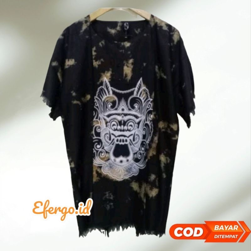ORIGINAL BAJU BARONG BALI / BAJU KAOS PRIA DAN WANITA / BAHAN FULL KATUN