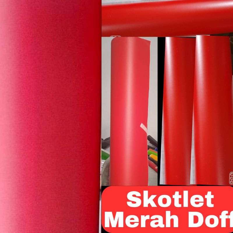 SKOTLET MERAH DOFF
