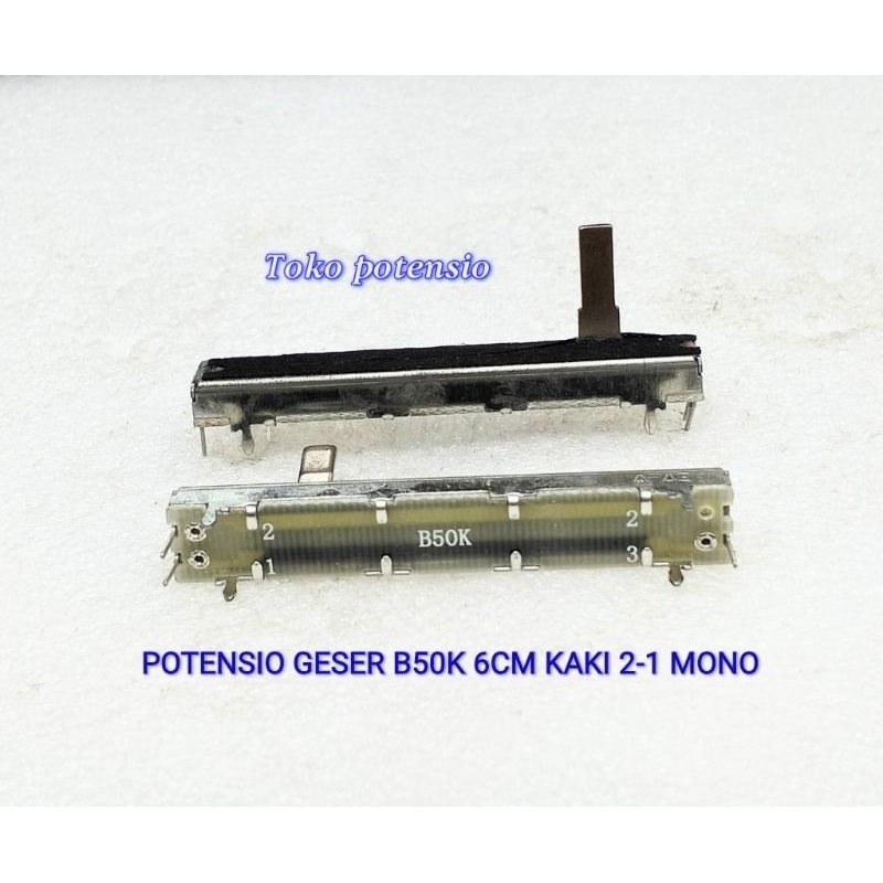POTENSIO GESER 6CM B50K KAKI 2-1 MONO