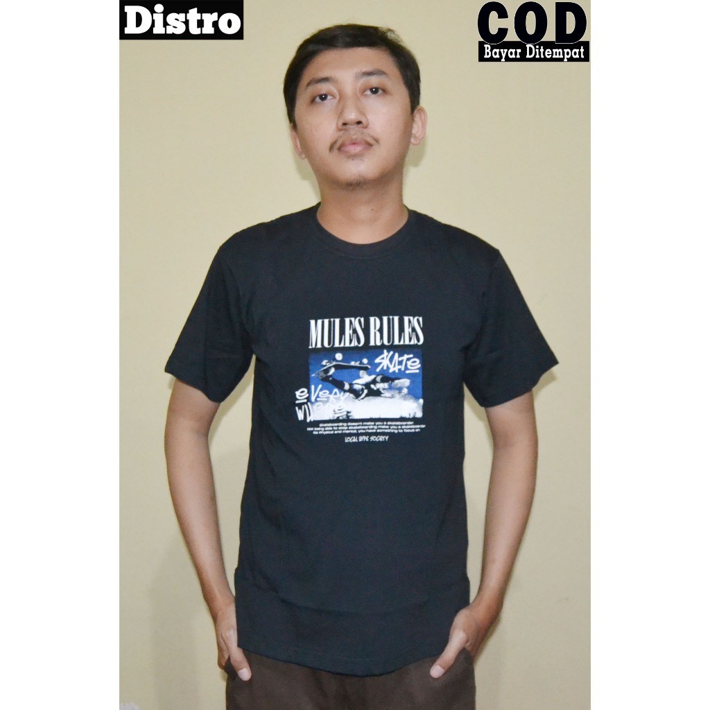 Kaos Distro Mules / Kaos Jakcloth / Kaos Cotton / Kaos Combed / Kaos Terbaik / Kaos Pria / Kaos Wani