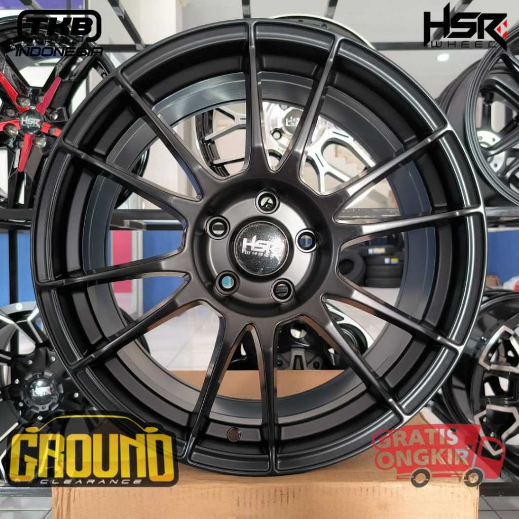 PELEK RACING R18 RUSH, INNOVA, XPANDER, JUKE, HSR SHIRO LEBAR 8 ET 40 HITAM R18