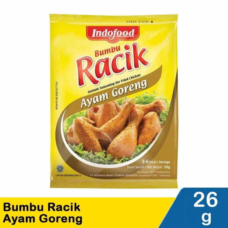 

Indofood Bumbu Racik Ayam Goreng 26G