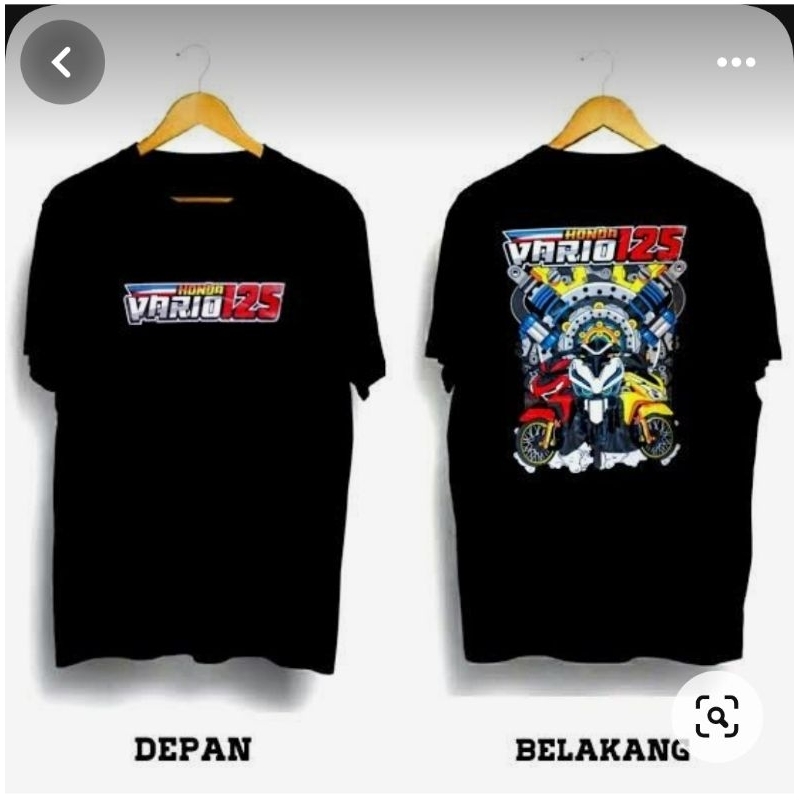 kaos Distro Vario 125 kaos Motor sunmori