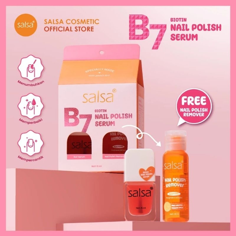 SALSA Biotin Nail Polish Serum with Powerful Vitamin B7