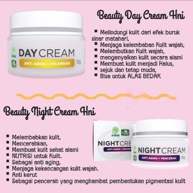 DAY CREAM & NIGHT CREAM HNI HPAI