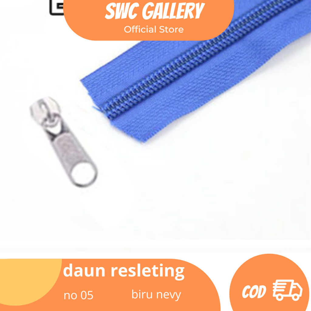 Daun Resleting Tas Meteran No 5 Untuk Tas Warna Untuk Tas Jaket Kerajinan Tangan Dompet Diy Plastik 