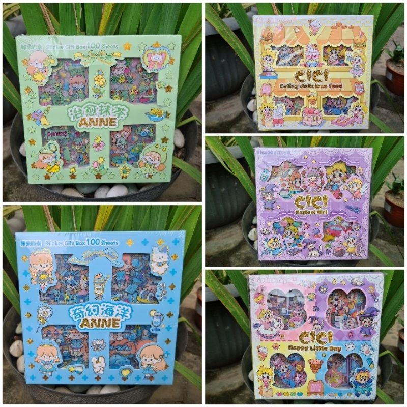 

Sticker Anne Cici Lucu Viral Waterproof Korea